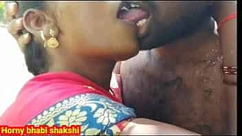 Sexy tamil teen Training in Forest with kissing fingering and fucking with Stranger